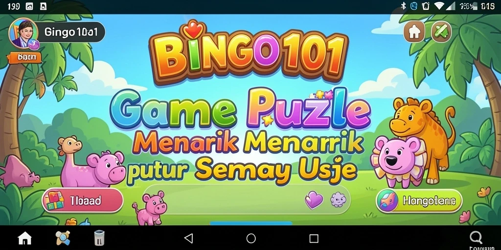 Gameplay Puzzle yang menantang dan mengasyikkan di BINGO101.