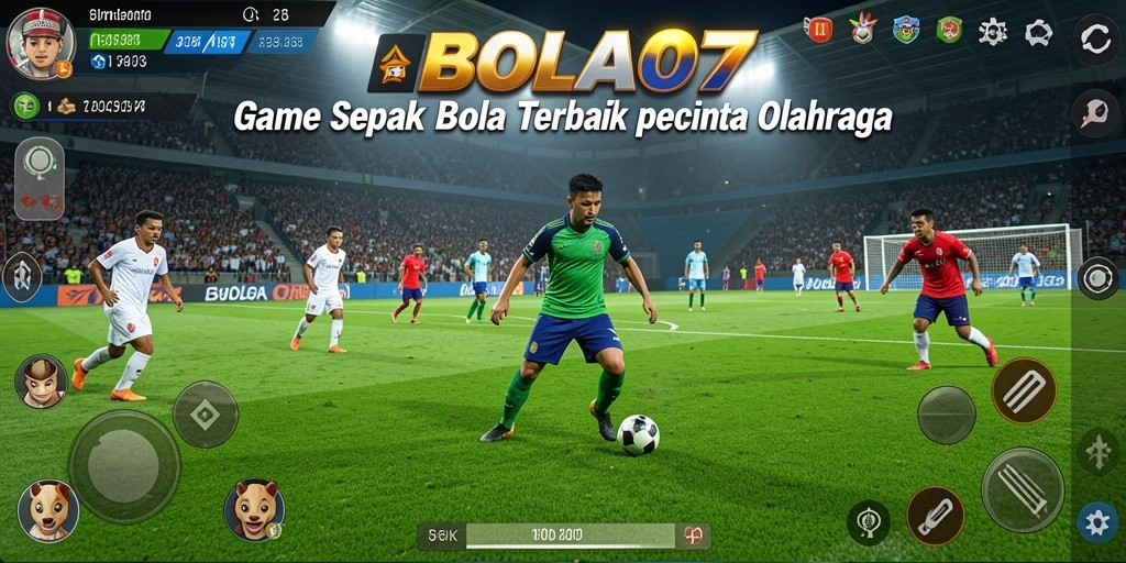 Tampilan gameplay BOLA07 yang seru dan menegangkan.