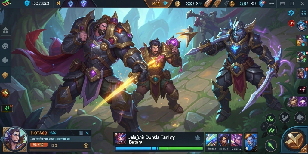 Tampilan gameplay DOTA88 yang menarik dalam dunia Open World.