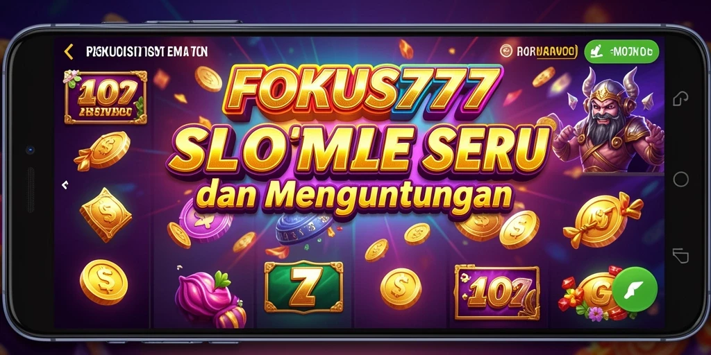 Tampilan gameplay menarik FOKUS777 dengan tema slot yang beragam.