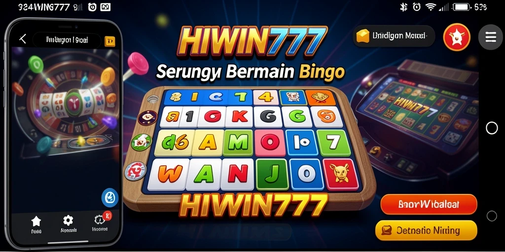 Tampilan gameplay Bingo yang menarik di HIWIN777.