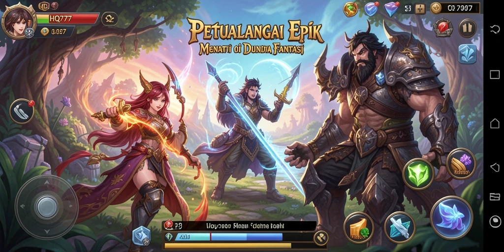 Screenshot menunjukkan momen seru dalam gameplay petualangan yang mendebarkan.