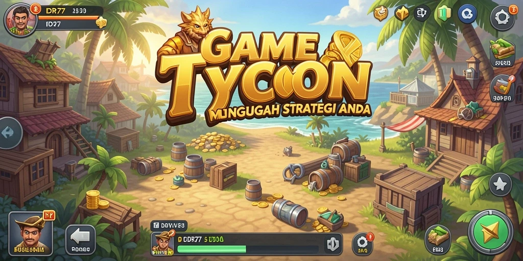 Tampilan gameplay Tycoon yang menarik dan interaktif.