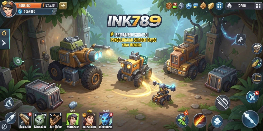 Tampilan gameplay menarik dari INK789 dalam genre SLG.