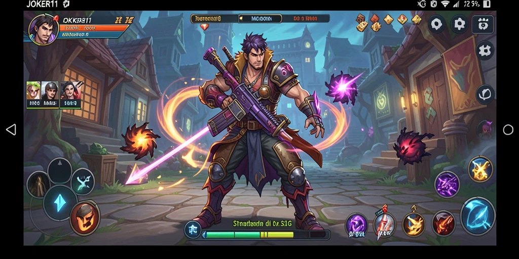 Screenshot JOKER11 menampilkan aksi pertempuran yang mendebarkan di dunia SLG.