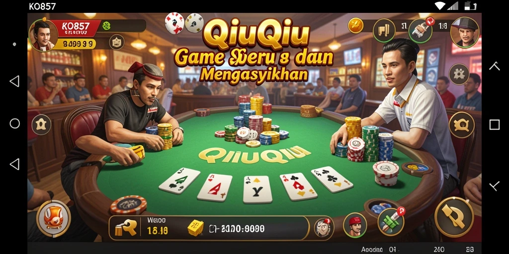 Tampilan gameplay QiuQiu yang seru dan menantang di KO857.