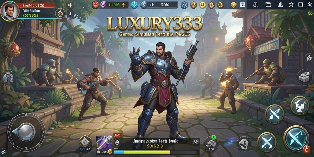 Screenshot gameplay LUXURY333 menunjukkan pengelolaan sumber daya yang seru.