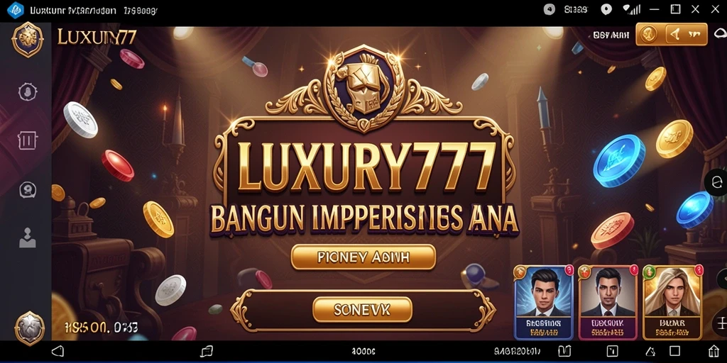 Screenshot gameplay LUXURY777 menampilkan pengelolaan bisnis yang dinamis dan menarik.