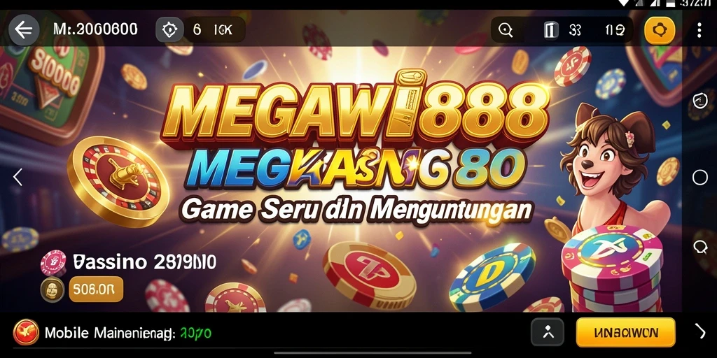Screenshot gameplay Kasino MEGAWIN888 yang menampilkan grafik memukau.
