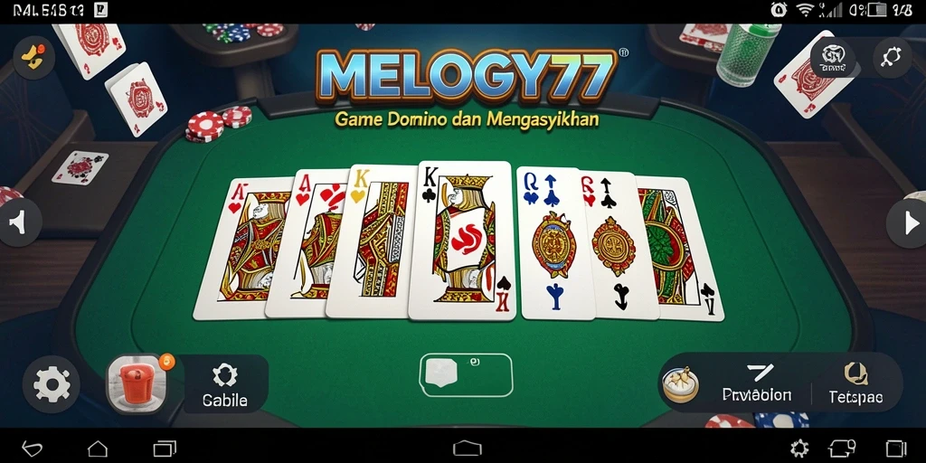 Tangkapan layar dari gameplay seru MELODY77 di Domino.