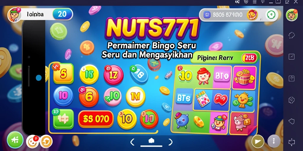 Tampilan permainan Bingo yang menarik di NUTS777.