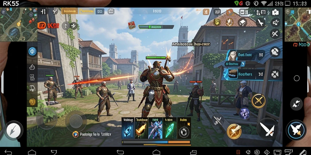 Screenshot utama menampilkan antarmuka aplikasi Utility RK55 yang ramah pengguna.