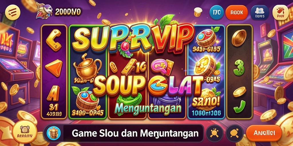 Tampilan menarik dari gameplay Slot SUPERVIP