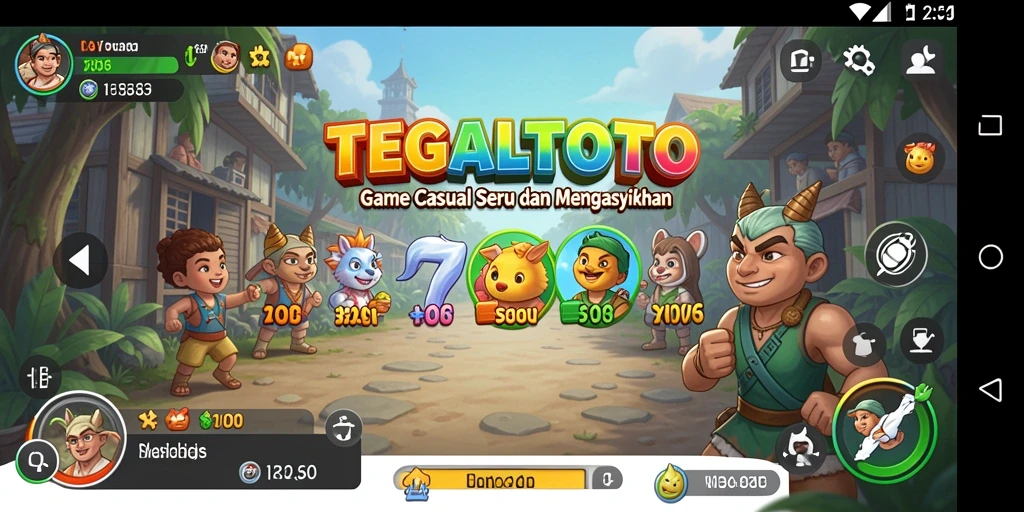 Screenshot TEGALTOTO menunjukkan gameplay yang seru dan interaktif.