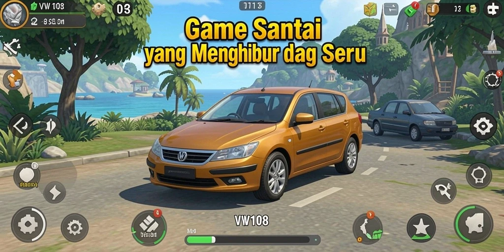 Tampilan utama gameplay VW108 yang seru dan menghibur.